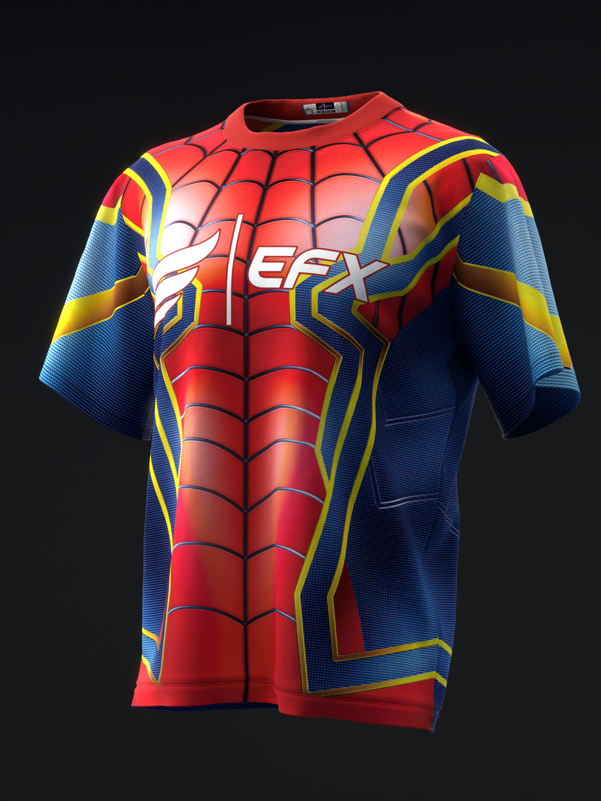 IRON SPIDER 3D - BOWLING JERSEY