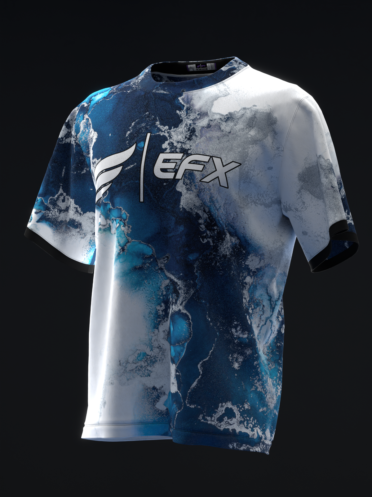 MARBLISS BLUE - BOWLING JERSEY