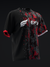 PIXAMO - BLACK RED - BOWLING JERSEY