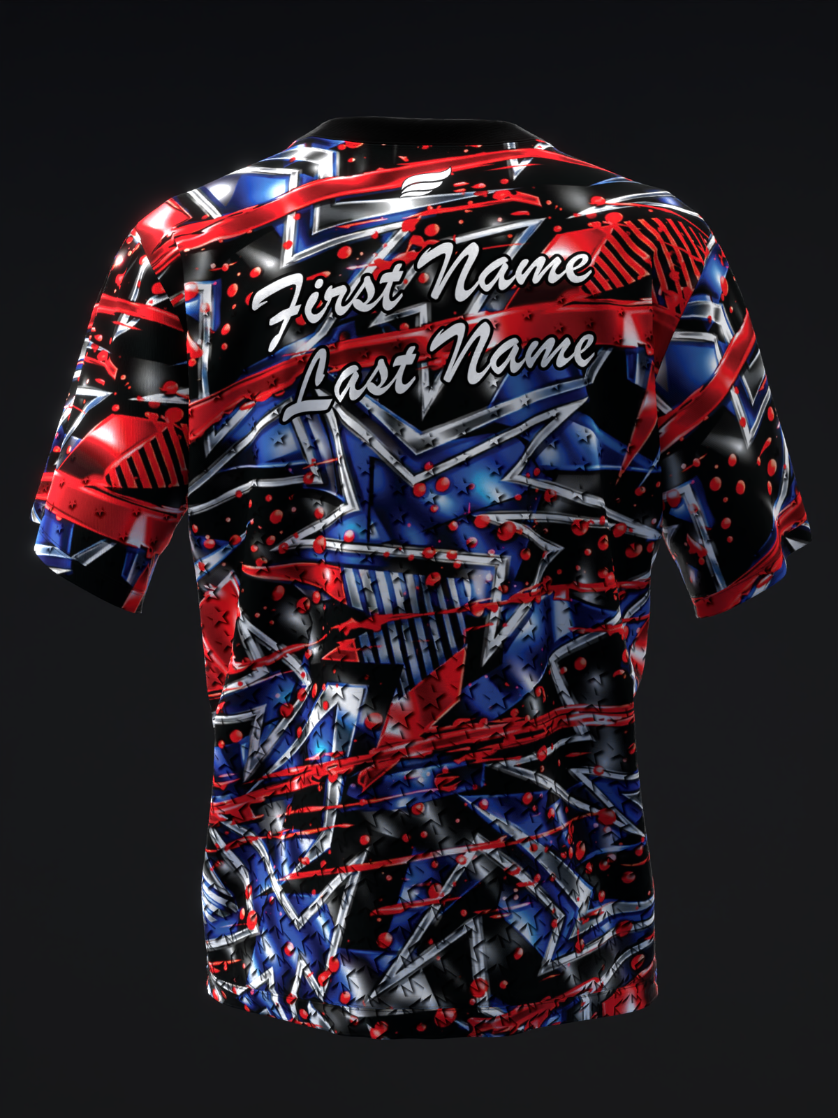 RWB Theory - Black - Bowling Jersey