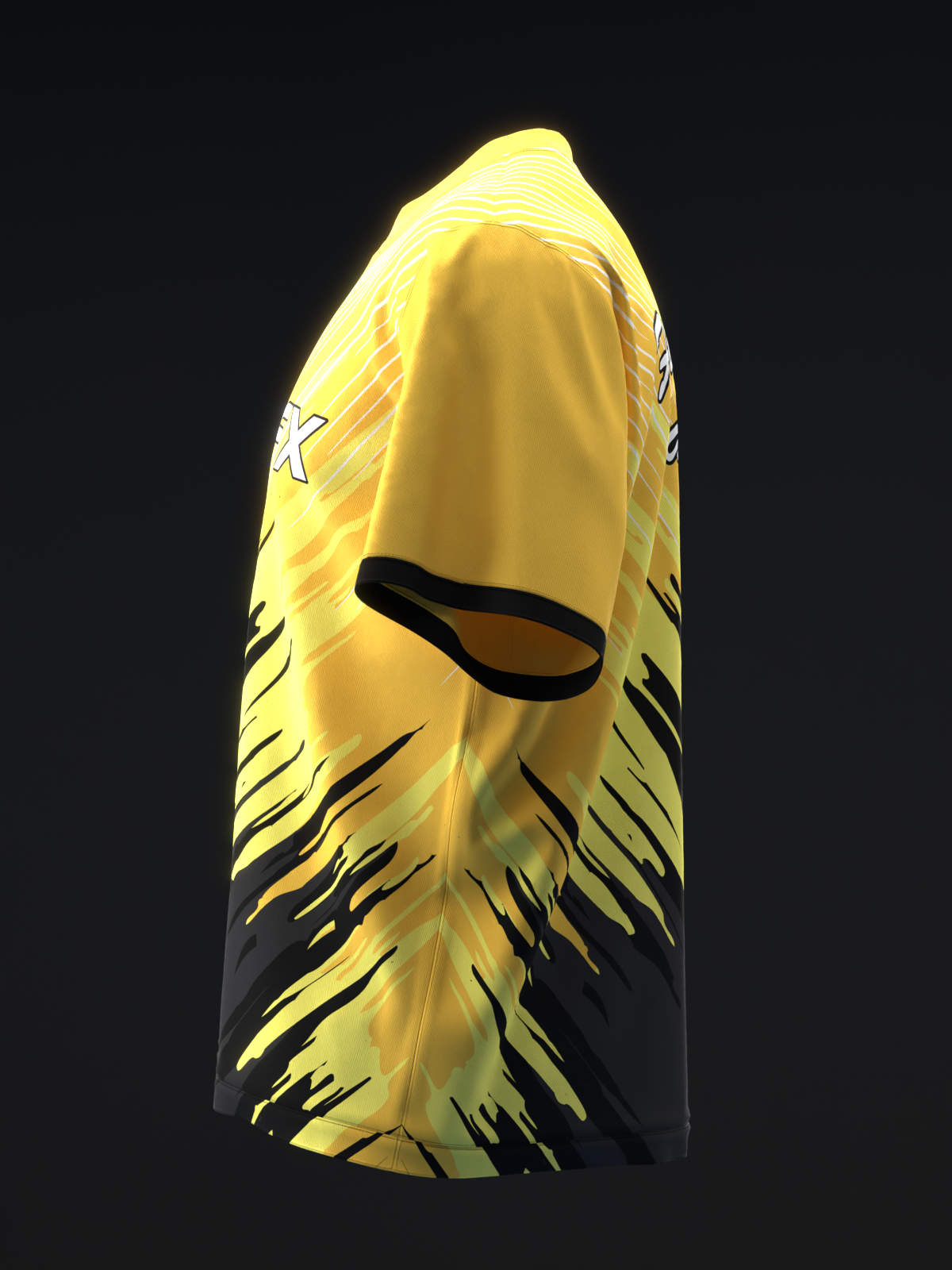 SLIME - BLACK YELLOW - BOWLING JERSEY