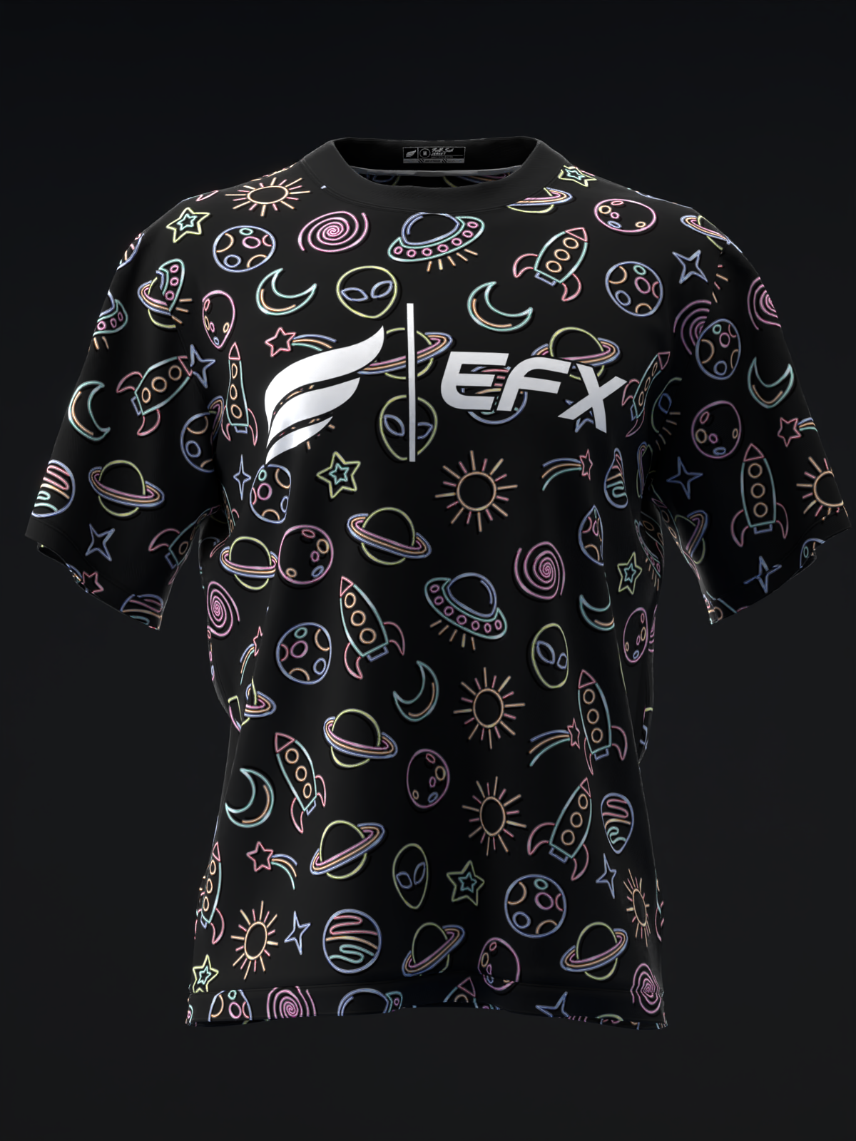 Space Glow - CB - Bowling Jersey