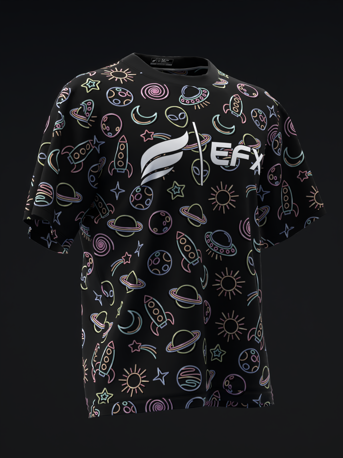 Space Glow - CB - Bowling Jersey