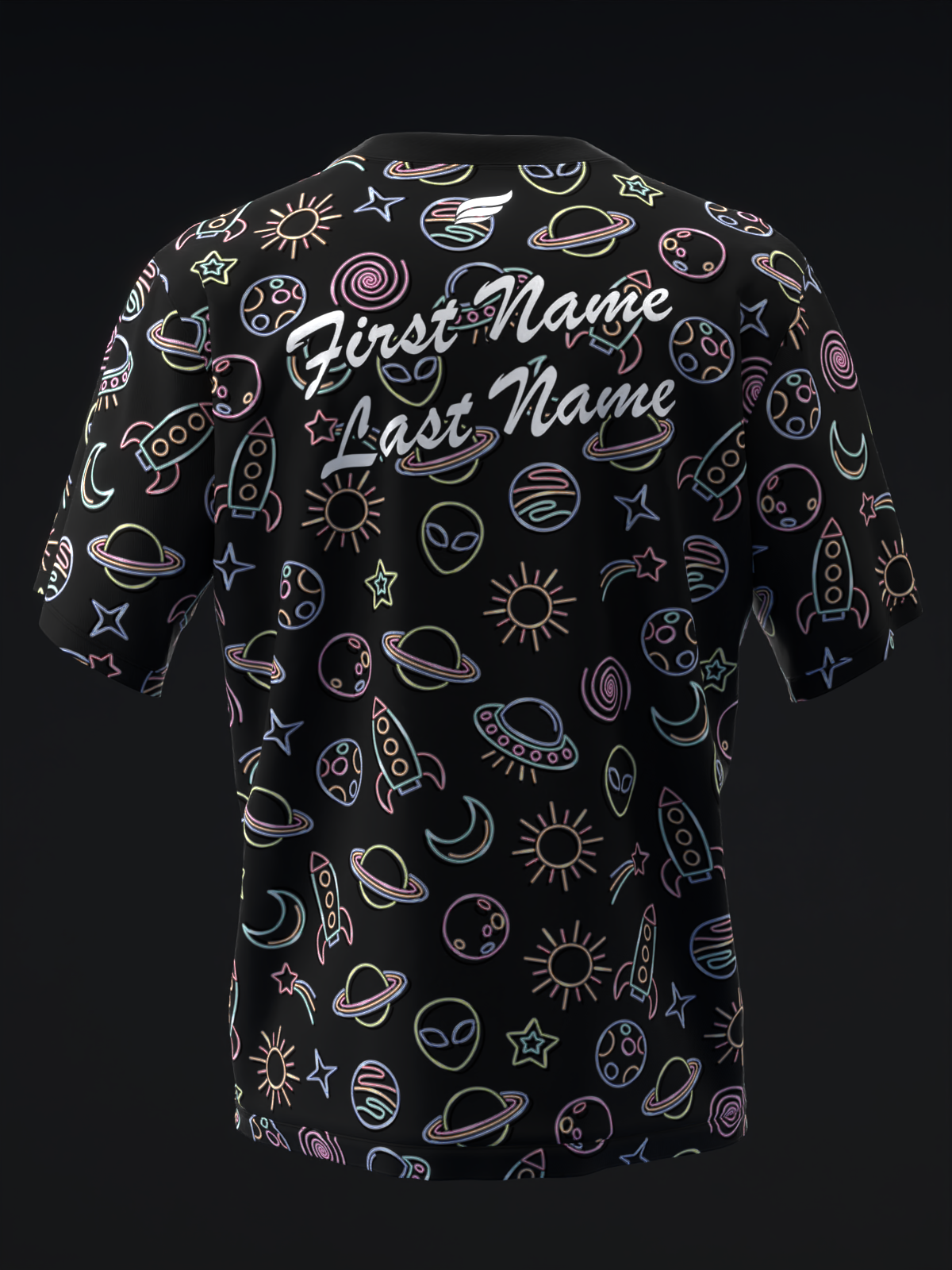 Space Glow - CB - Bowling Jersey