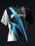 SPLICE - BLACK WHITE BLUE - BOWLING JERSEY