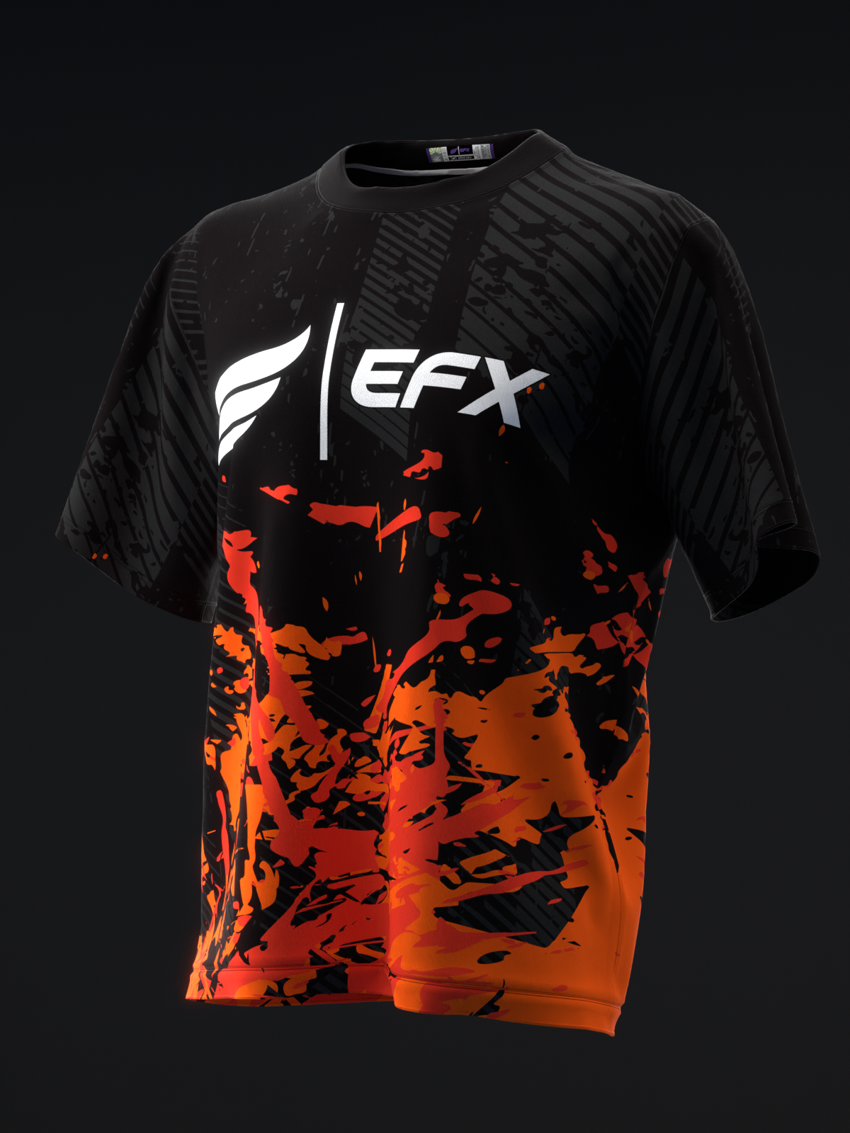 STRUNGE - NEON ORANGE - BOWLING JERSEY