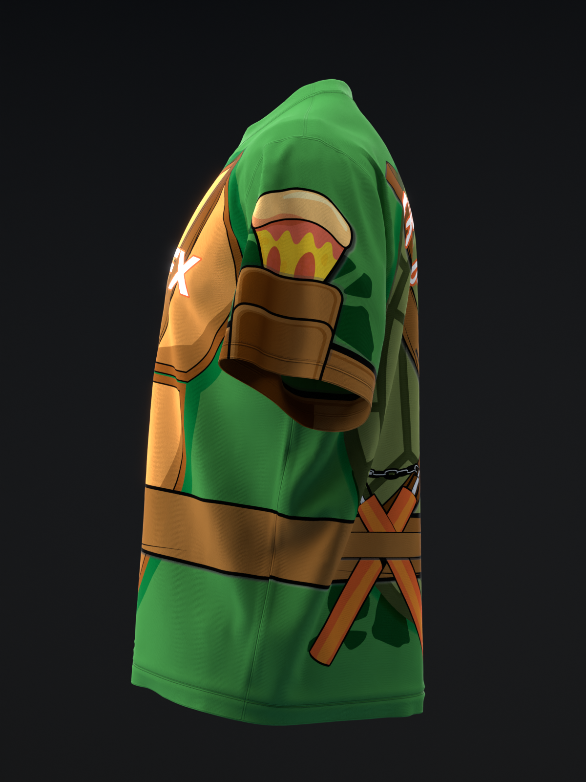 TMNT - MICHAELANGELO - BOWLING JERSEY