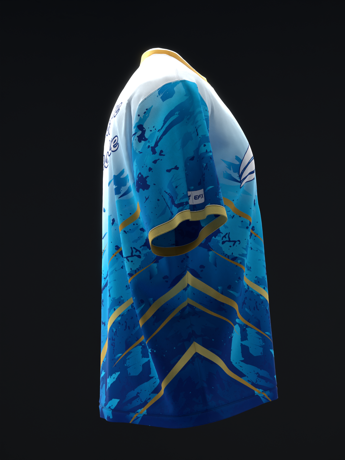 ULTRA - GOLD BLUE - BOWLING JERSEY