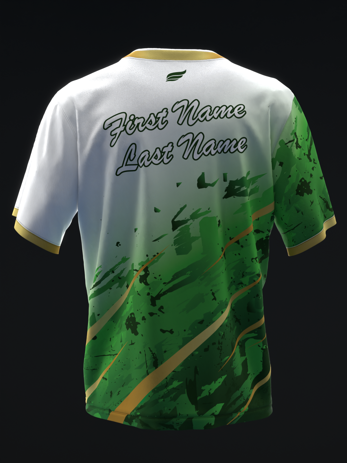 ULTRA - GOLD GREEN - BOWLING JERSEY