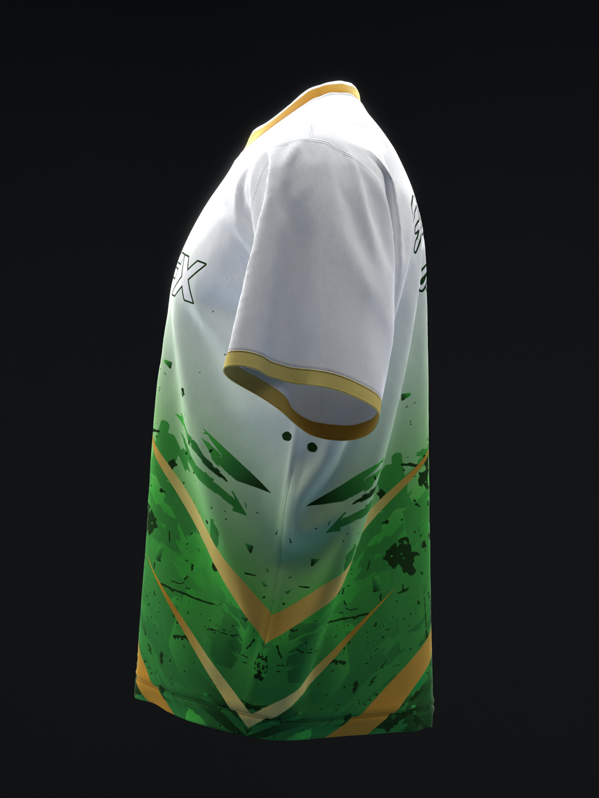 ULTRA - GOLD GREEN - BOWLING JERSEY