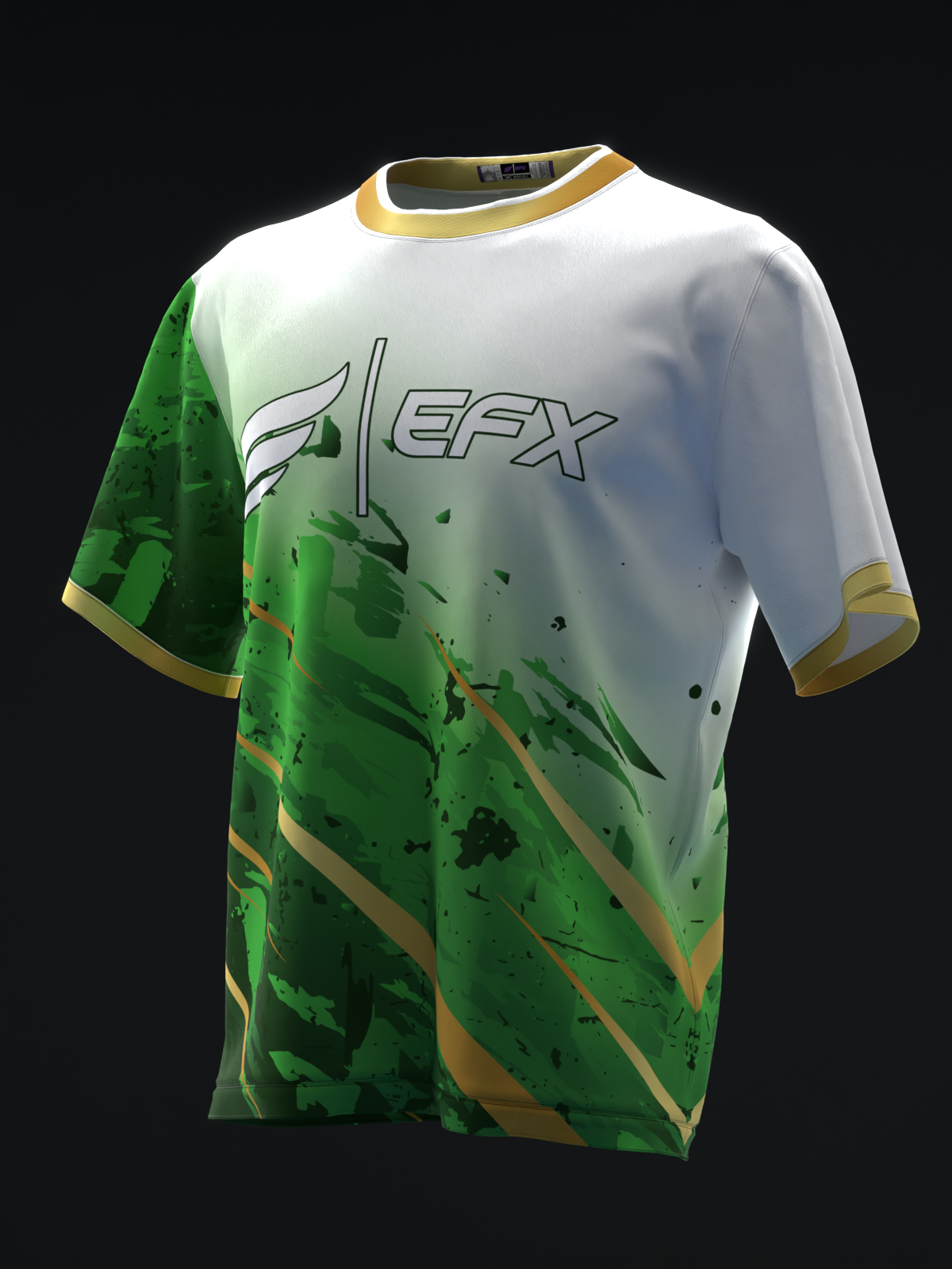 ULTRA - GOLD GREEN - BOWLING JERSEY