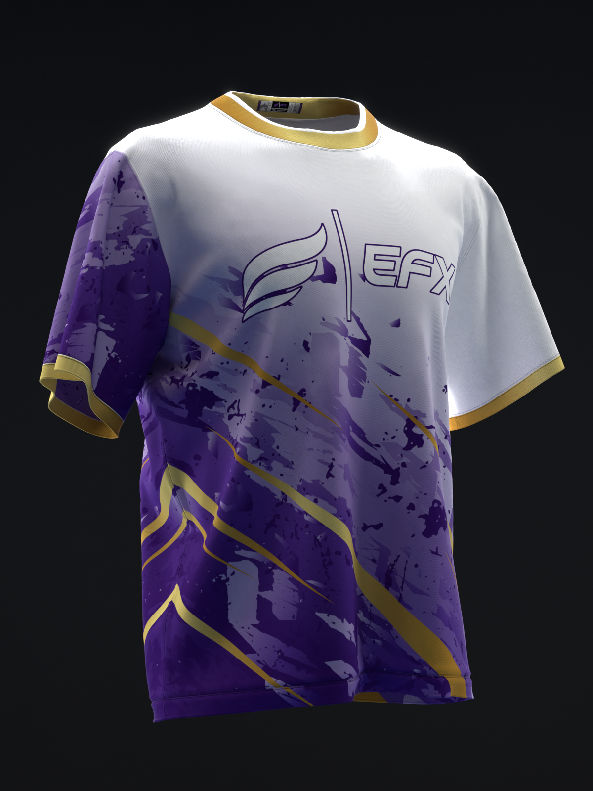 ULTRA - GOLD PURPLE - BOWLING JERSEY