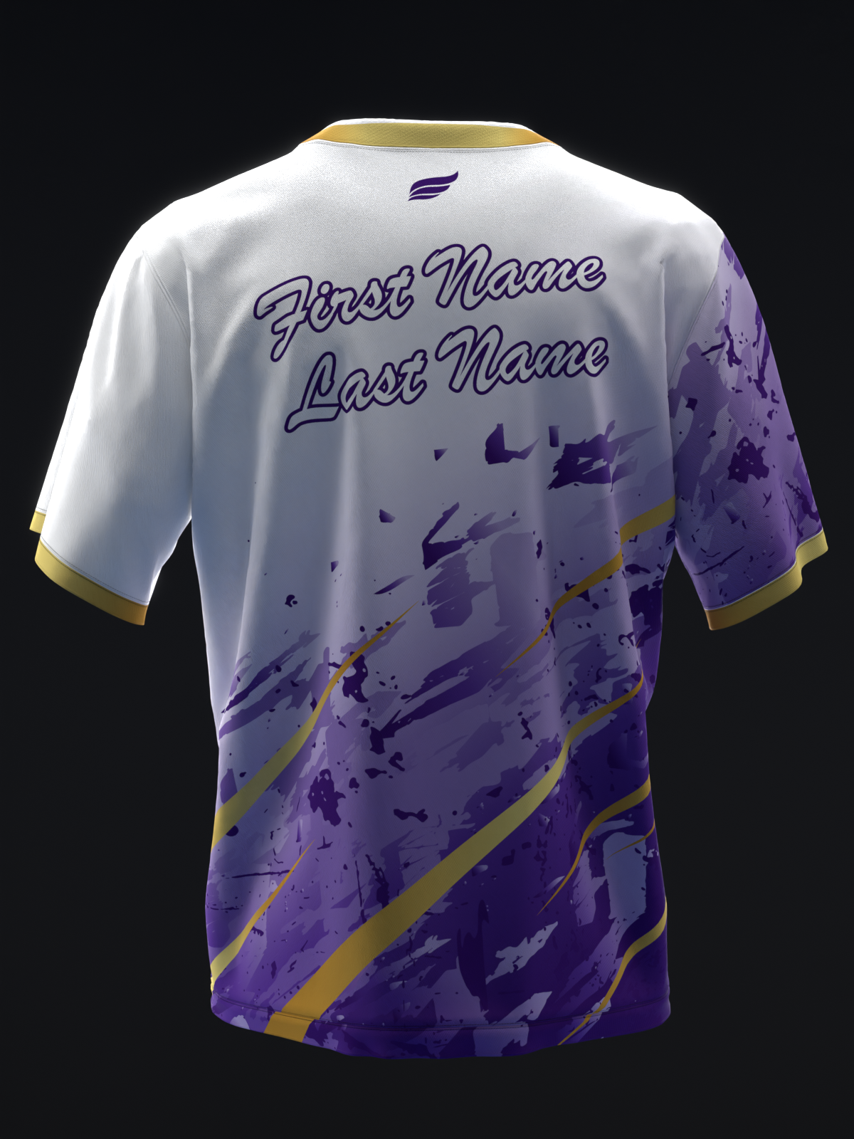 ULTRA - GOLD PURPLE - BOWLING JERSEY