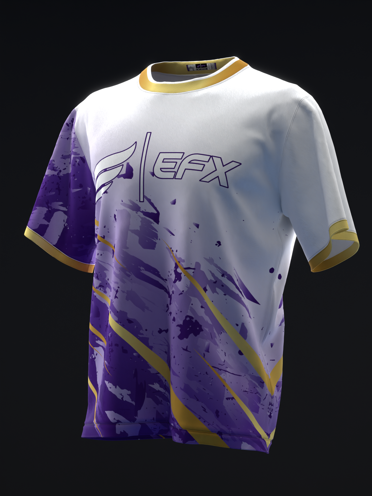 ULTRA - GOLD PURPLE - BOWLING JERSEY