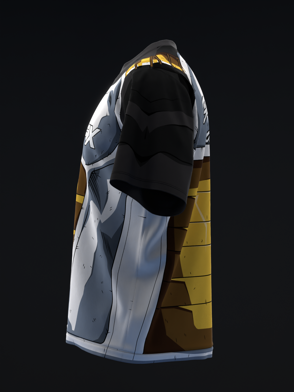 VEGETA - BLACK - BOWLING JERSEY