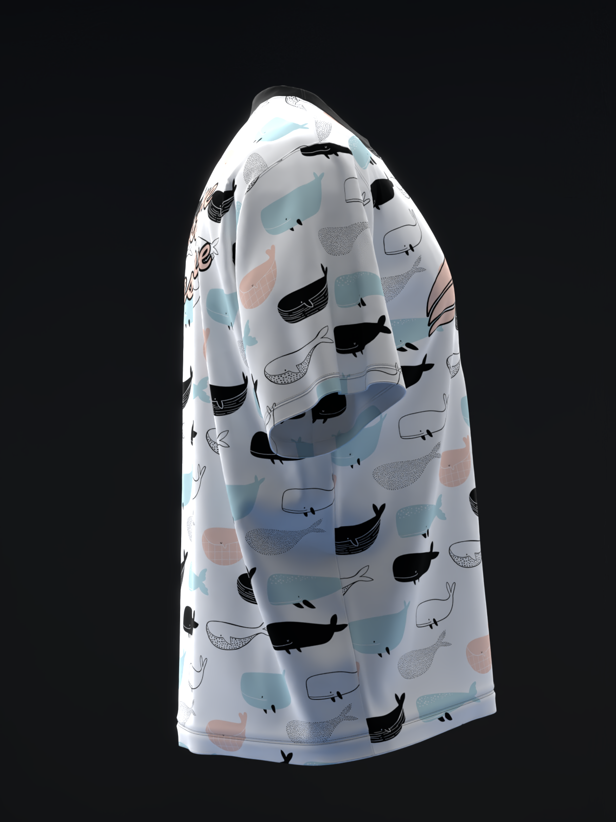 Whale Hello - White - Bowling Jersey