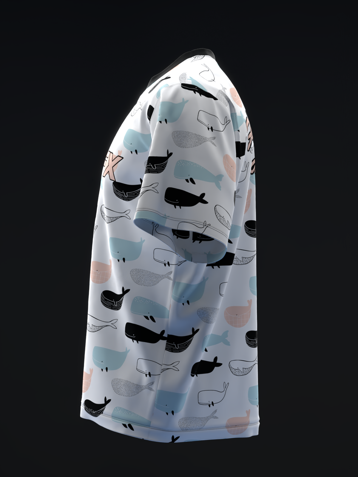 Whale Hello - White - Bowling Jersey