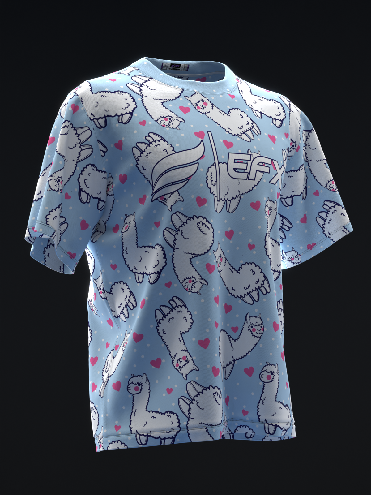 ALPACA HEARTS - BOWLING JERSEY