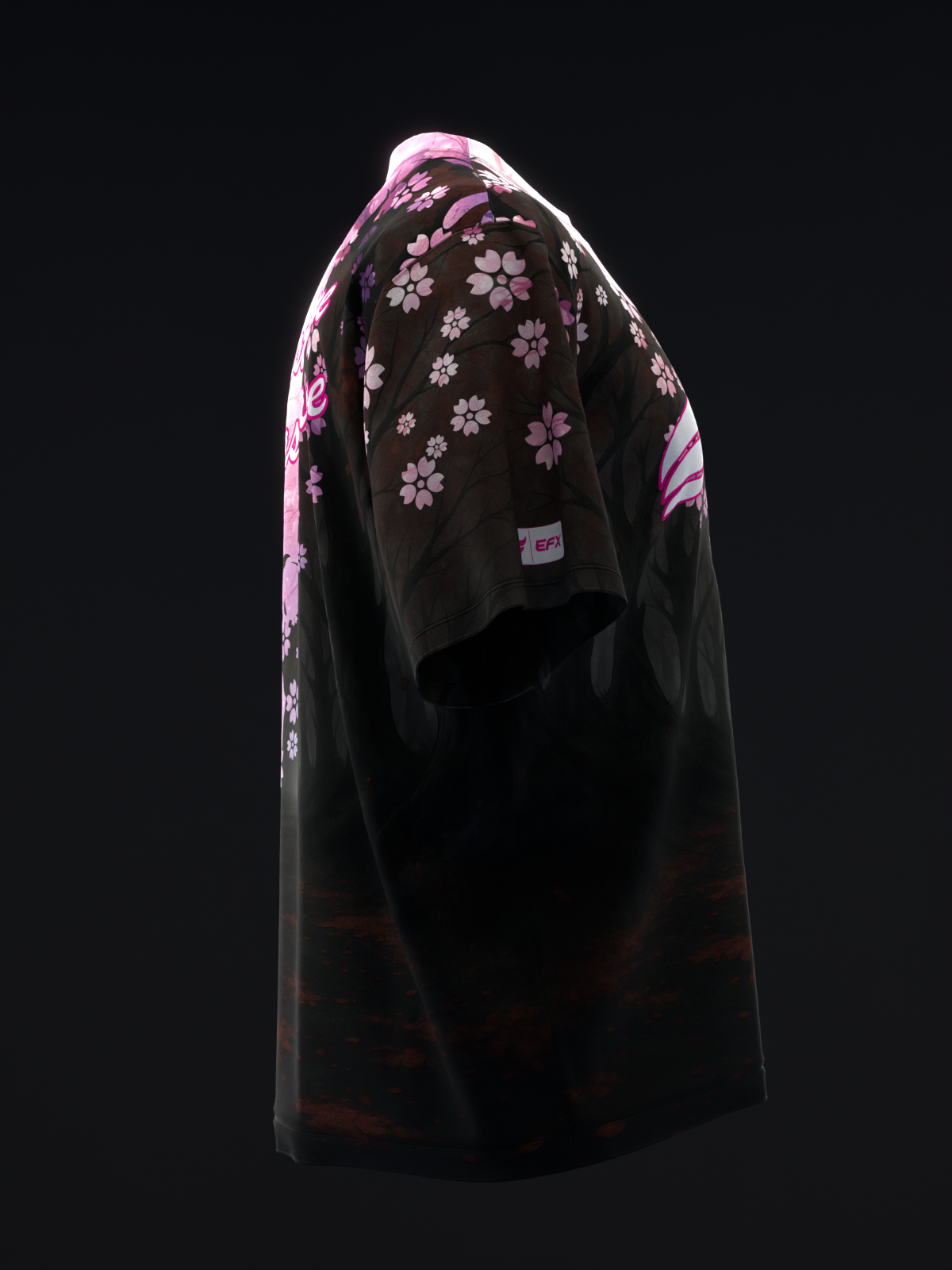 Blossom Void - Black Pink - Bowling Jersey