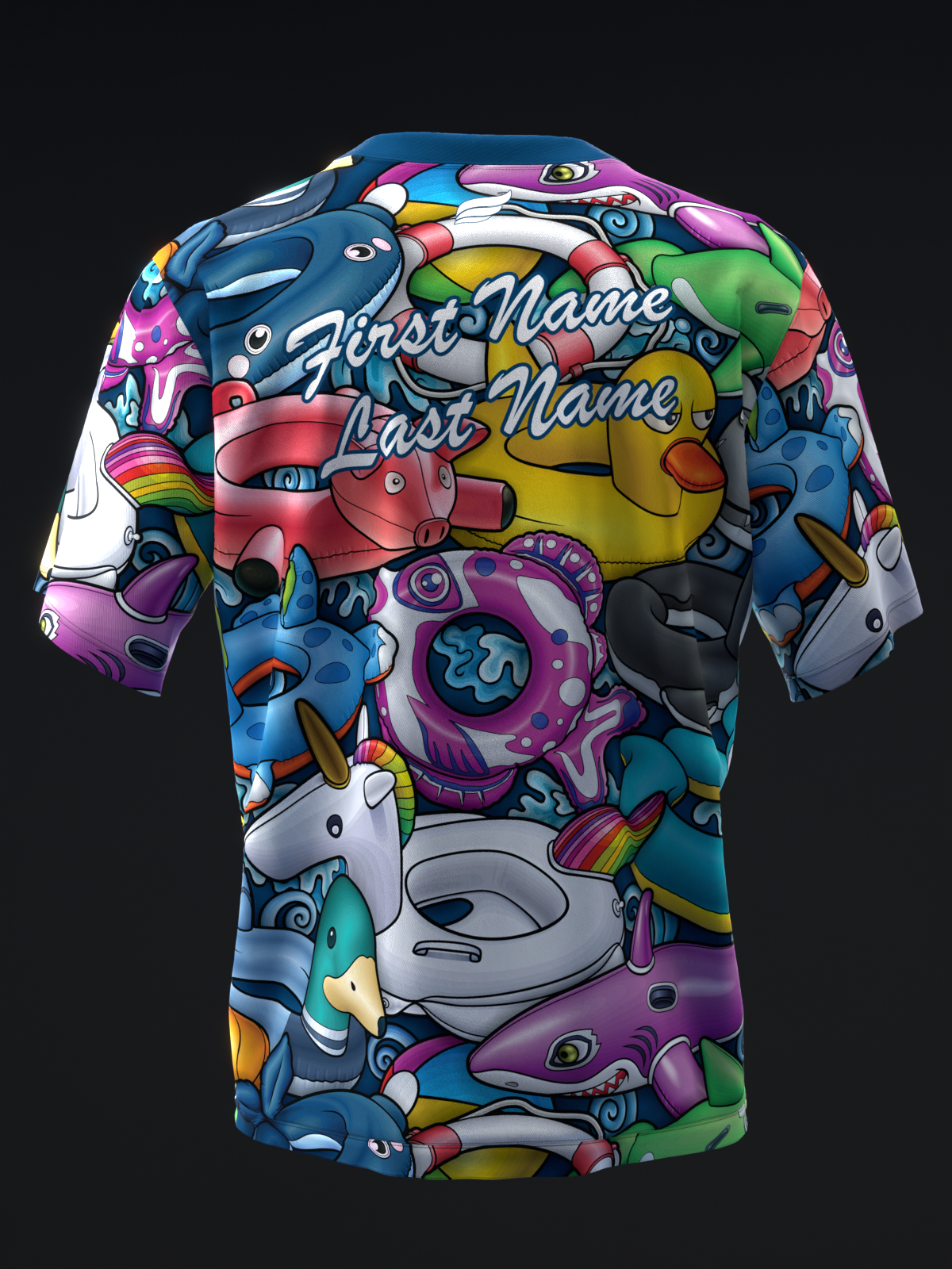 CARTOON FLOATIES - BOWLING JERSEY