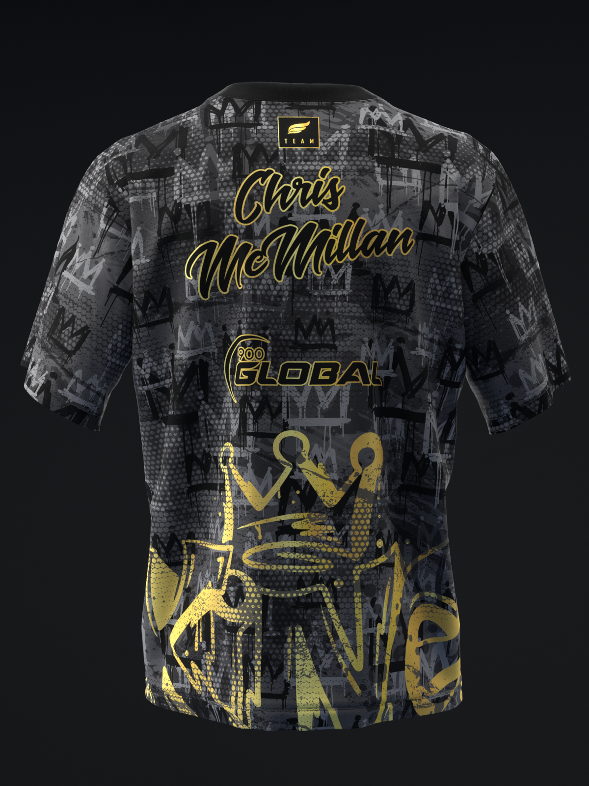 Chris Mcmillan 2025 - Gkr Remix Black Gold - Bowling Jersey