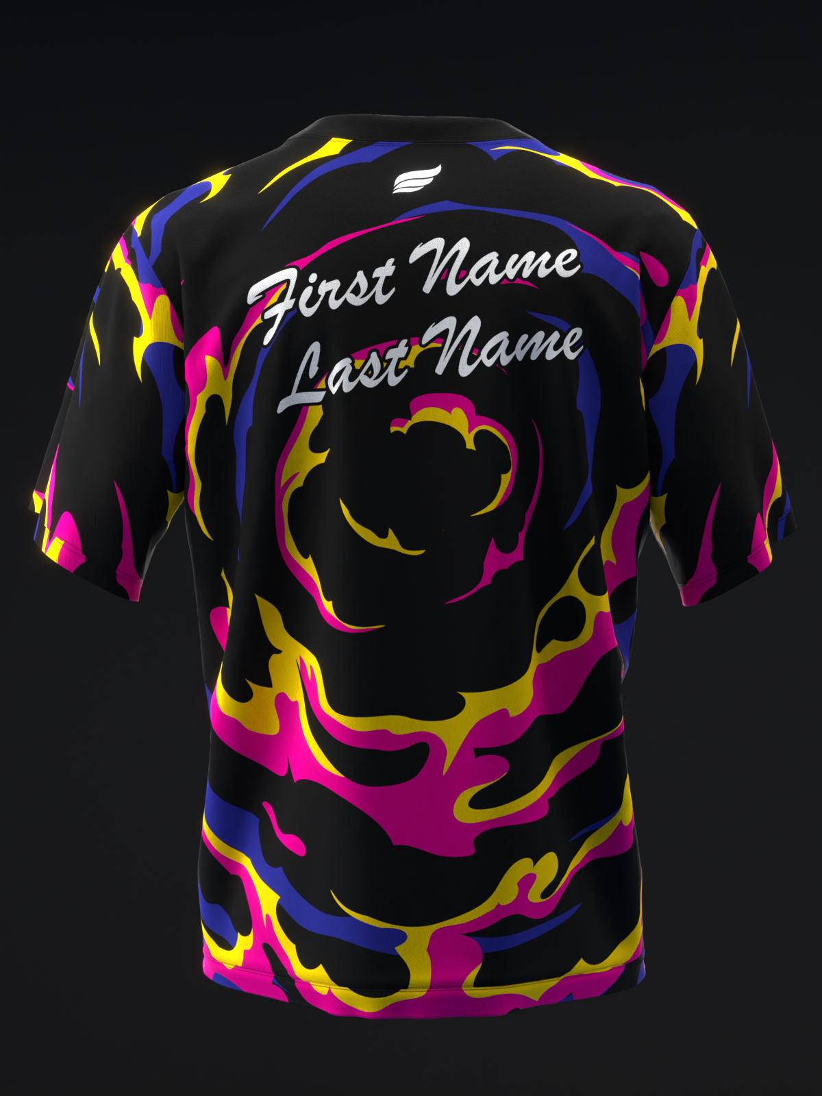 Fantasy - Pink Purple Gold - Bowling Jersey