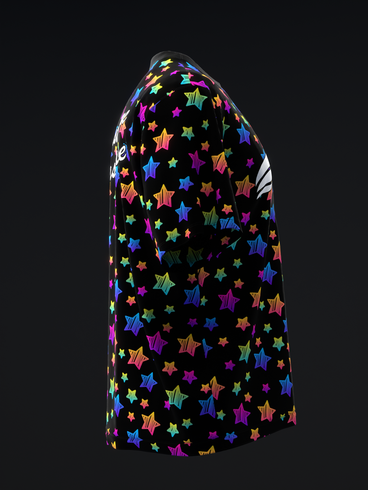 NEON RAINBOW STARS - BOWLING JERSEY