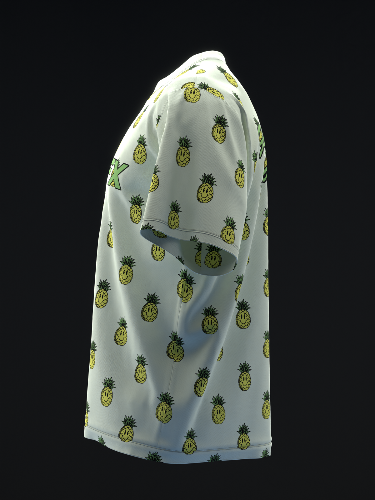 SMILEY PINEAPPLES - BOWLING JERSEY