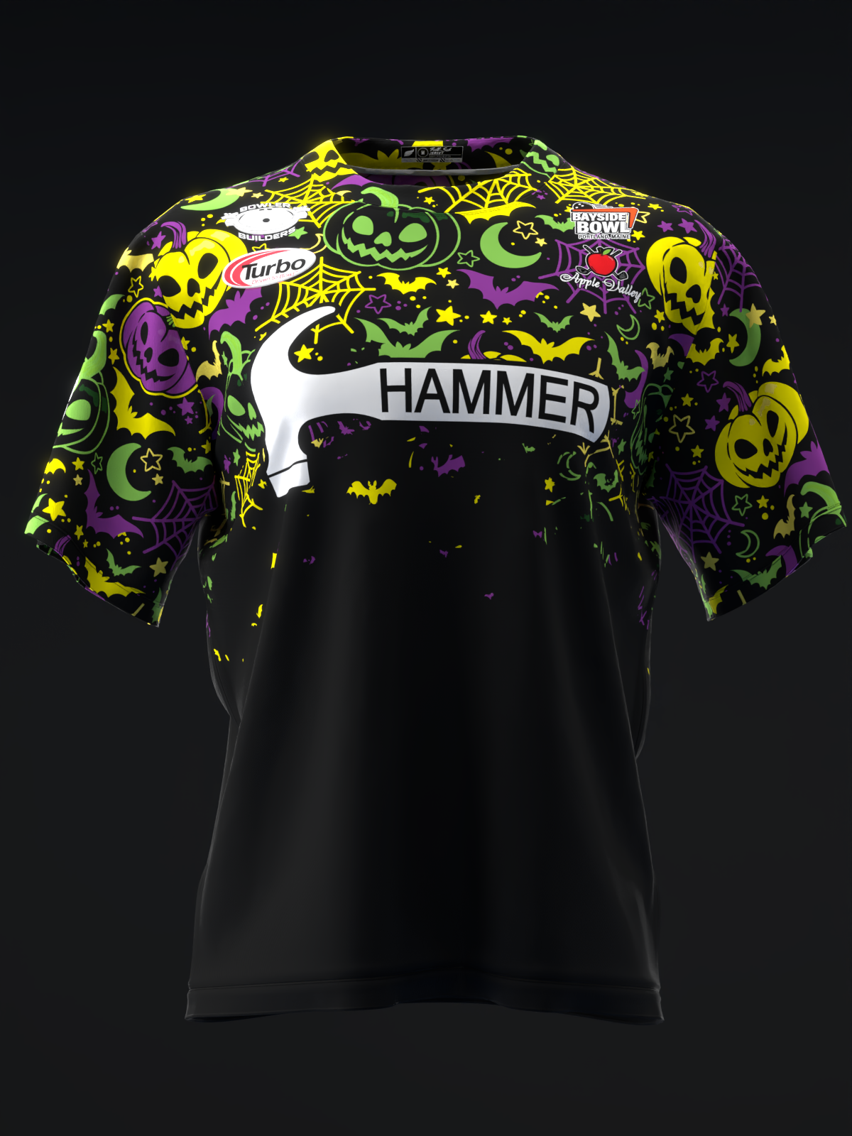 Mallory Clark 2026 - Halloween Emoticon - Bowling Jersey