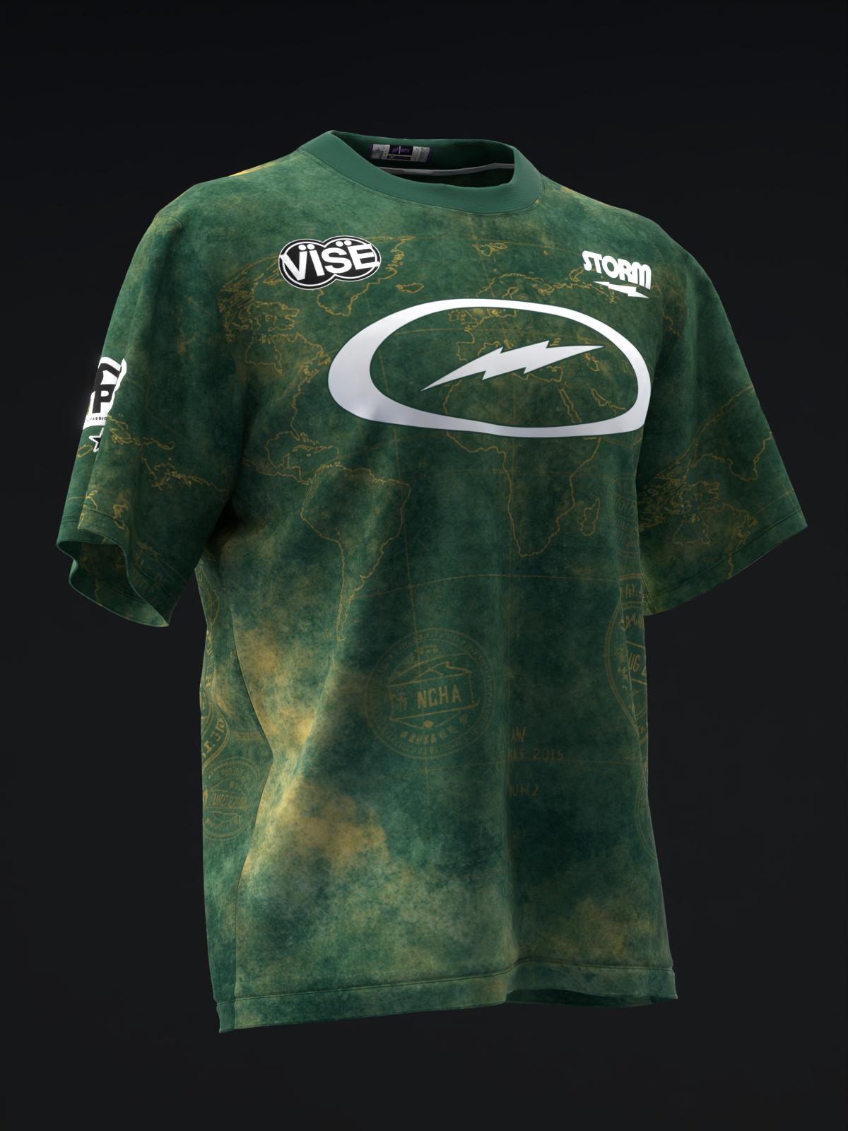 Maribeth Baker 2026 - Vintage Map - Bowling Jersey