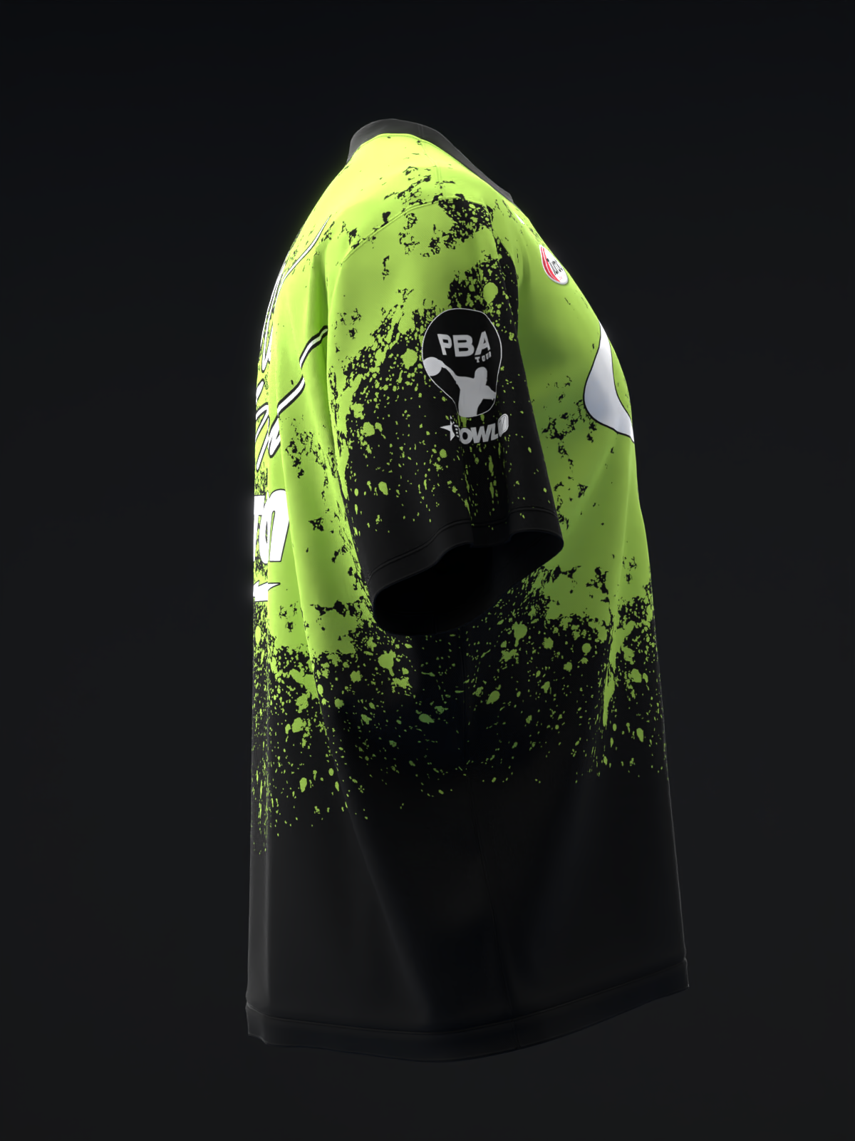 Nick Brown 2026 - Splatter Green - Bowling Jersey