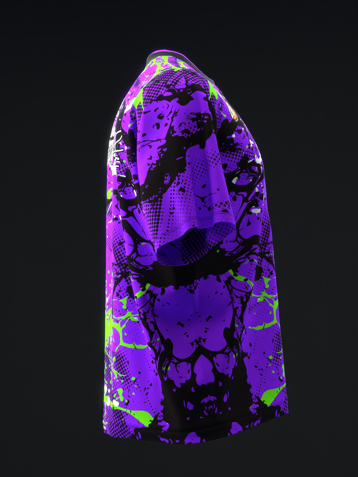 Perry Crowell 2026 MX26 Splatter Neon Bowling Jersey