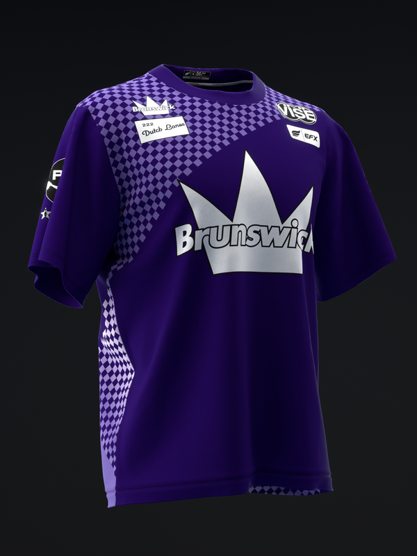 Alex Horton 2026 - Checkmate Colorway Midnight Violet - Bowling Jersey