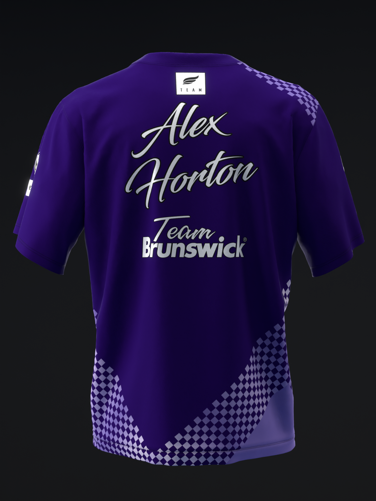 Alex Horton 2026 - Checkmate Colorway Midnight Violet - Bowling Jersey