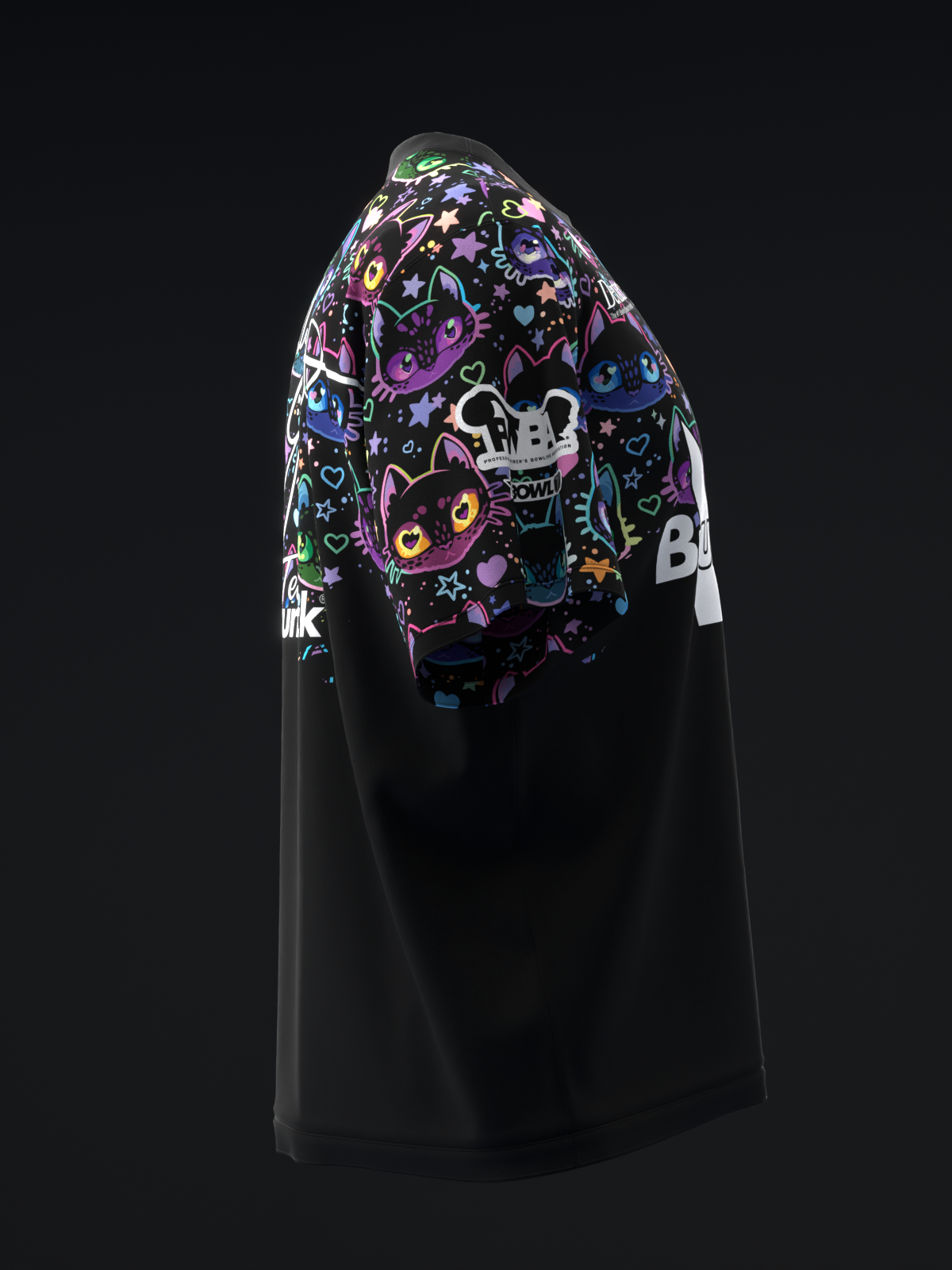 ASHLY GALANTE 2025 - COLOR BLOCK CATS - BOWLING JERSEY