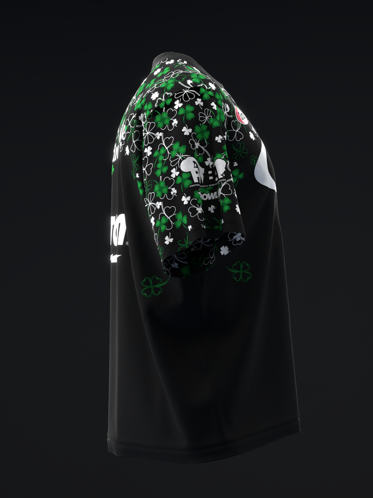 Bryanna Cote 2025 - Cloutlines Black Green - Bowling Jersey