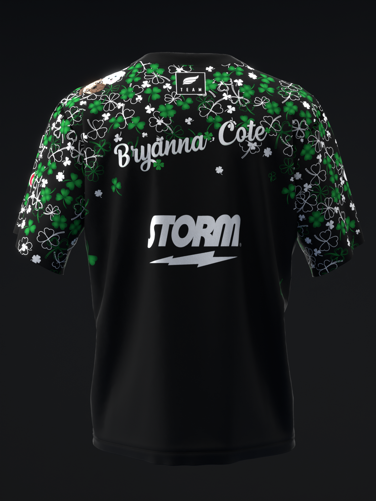Bryanna Cote 2025 - Cloutlines Black Green - Bowling Jersey