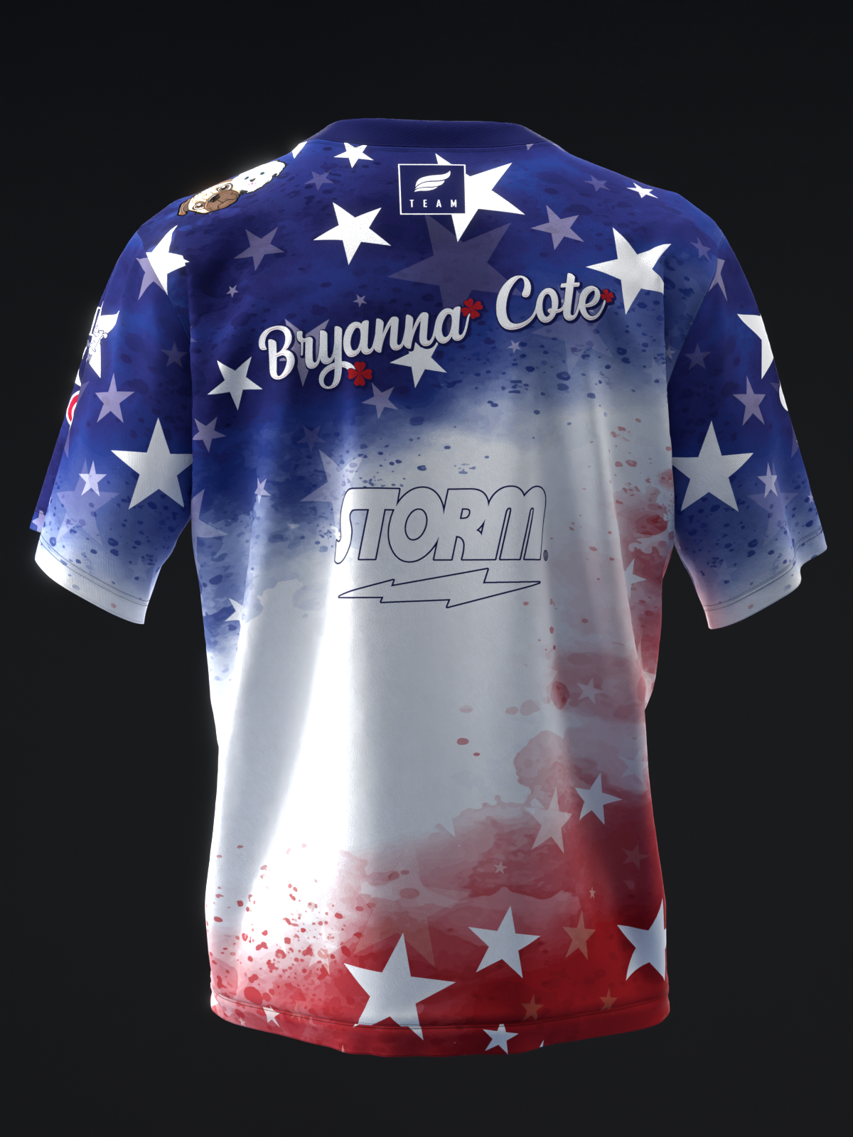 BRYANNA COTE 2025 - USA25 - RWB - BOWLING JERSEY