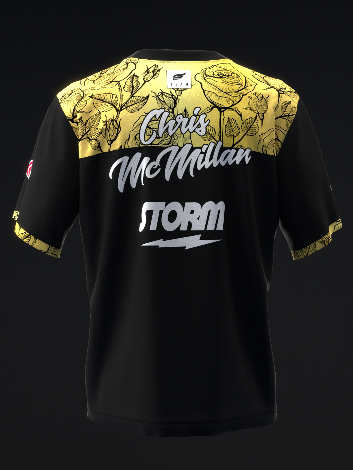 Chris Mcmillan 2026 - Floral 2Tone Colorway Gold - Bowling Jersey