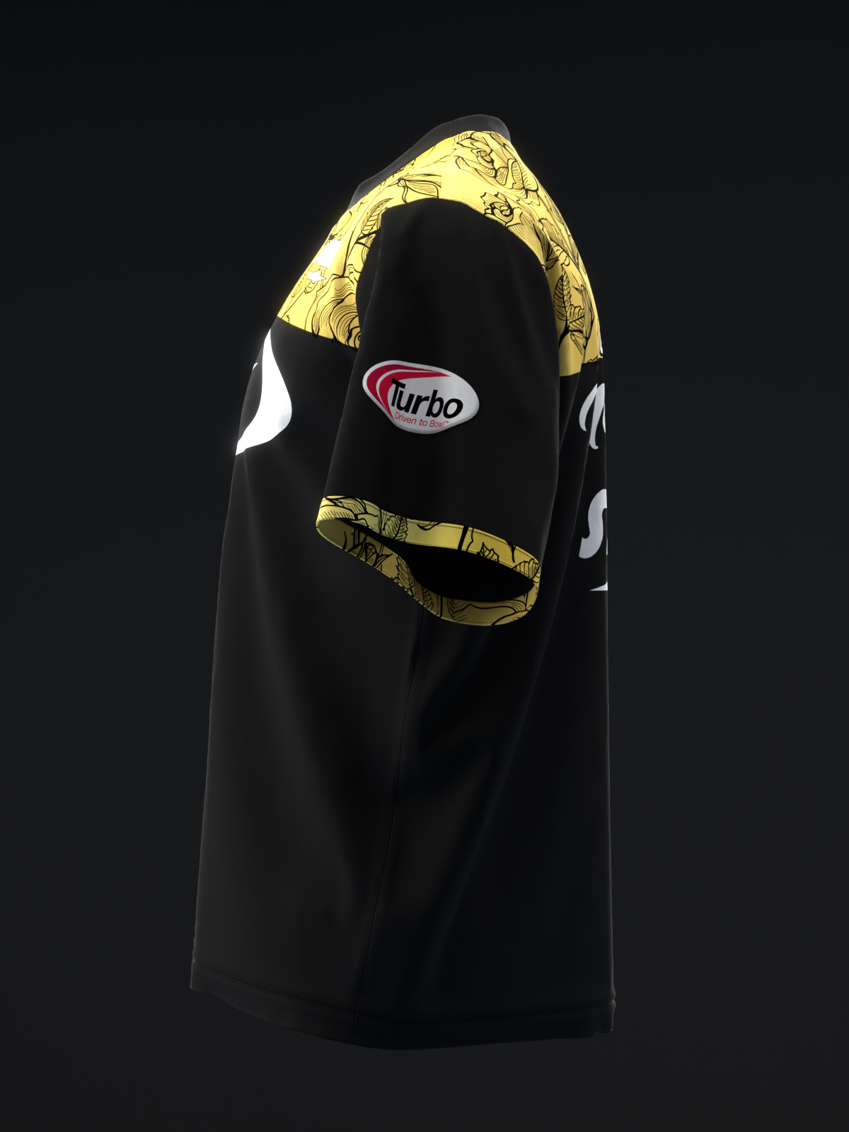 Chris Mcmillan 2026 - Floral 2Tone Colorway Gold - Bowling Jersey