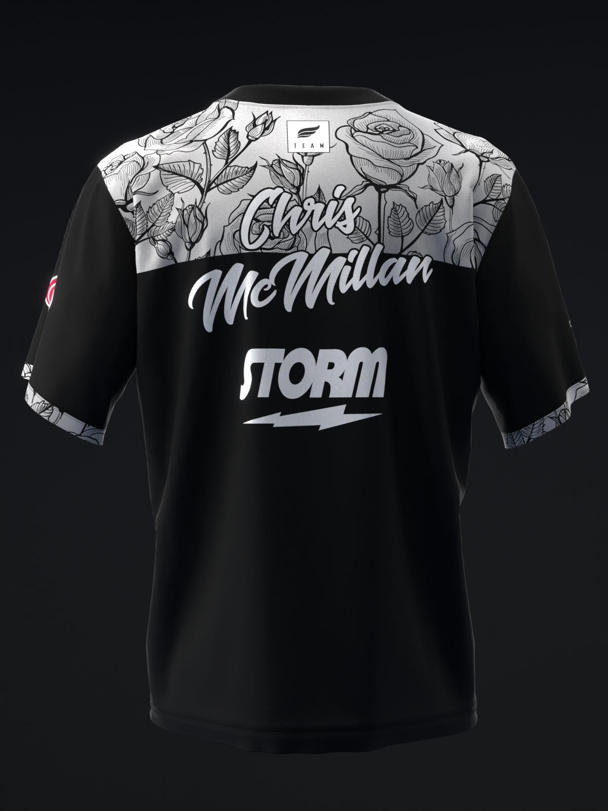 Chris Mcmillan 2026 - Floral 2Tone Colorway Silver - Bowling Jersey