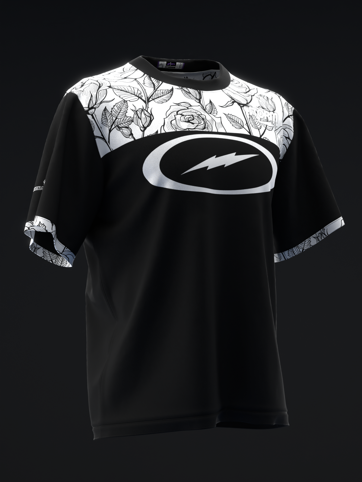 Chris Mcmillan 2026 - Floral 2Tone Colorway White - Bowling Jersey