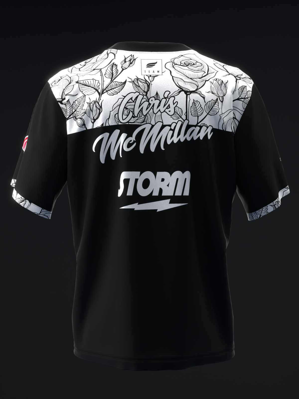 Chris Mcmillan 2026 - Floral 2Tone Colorway White - Bowling Jersey