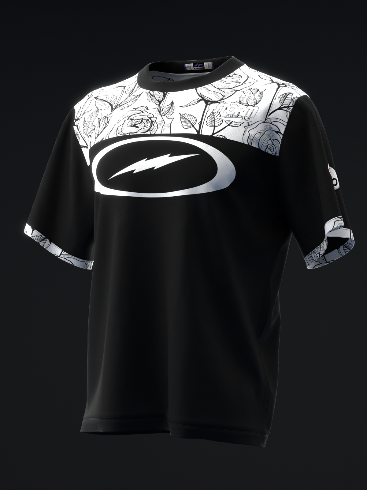 Chris Mcmillan 2026 - Floral 2Tone Colorway White - Bowling Jersey