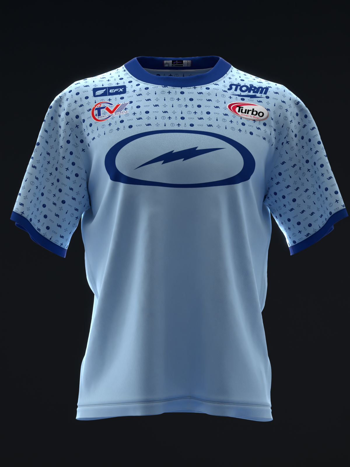 Chris Via 2026 - Travel Collage - Bowling Jersey