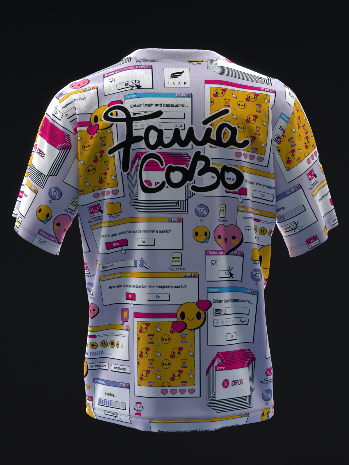 Fania Cobo 2026 - Retro Windows - Bowling Jersey