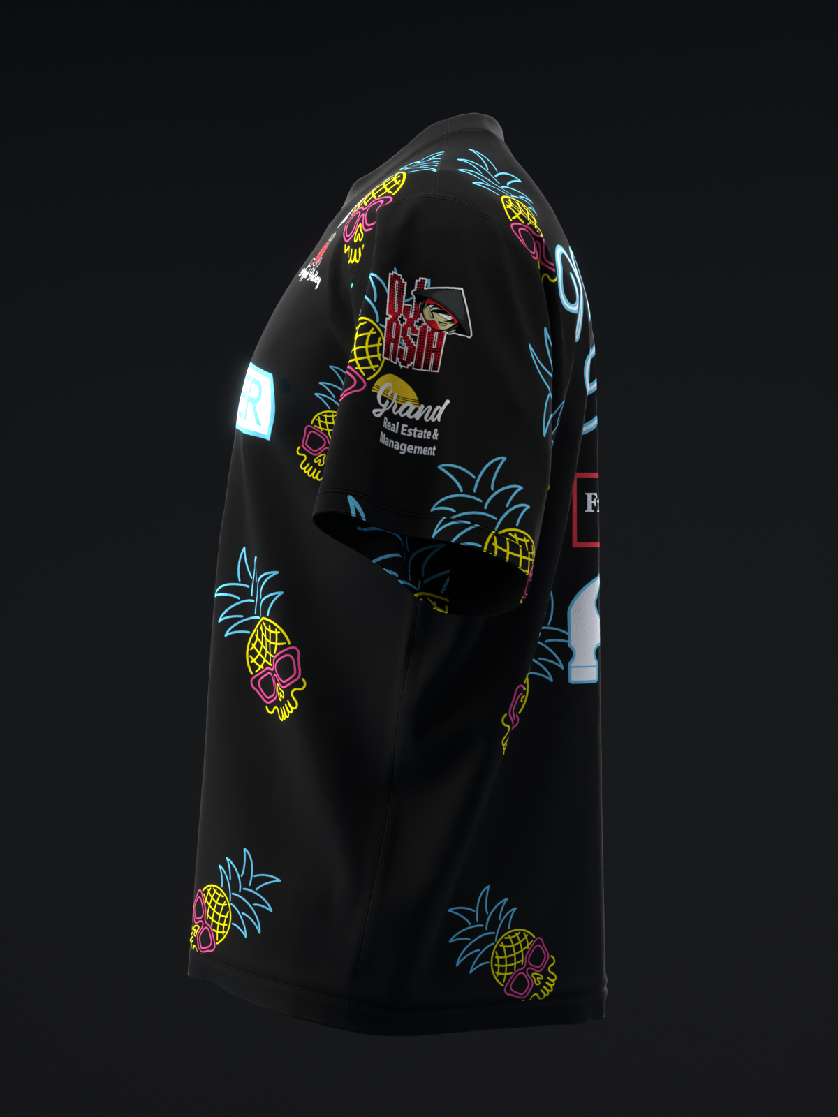 Mallory Clark 2025 - Pineapple Skulls - Bowling Jersey
