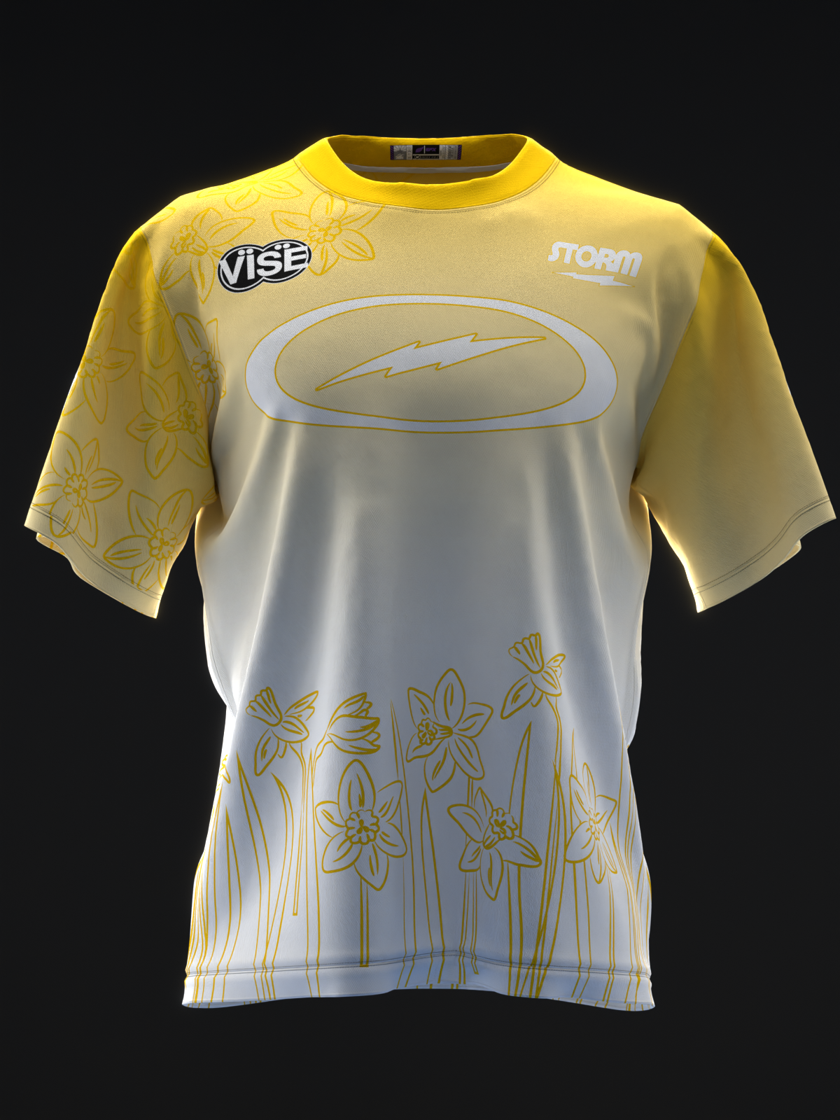 MARIBETH BAKER 2025 - DAFFODIL SKETCH - BOWLING JERSEY