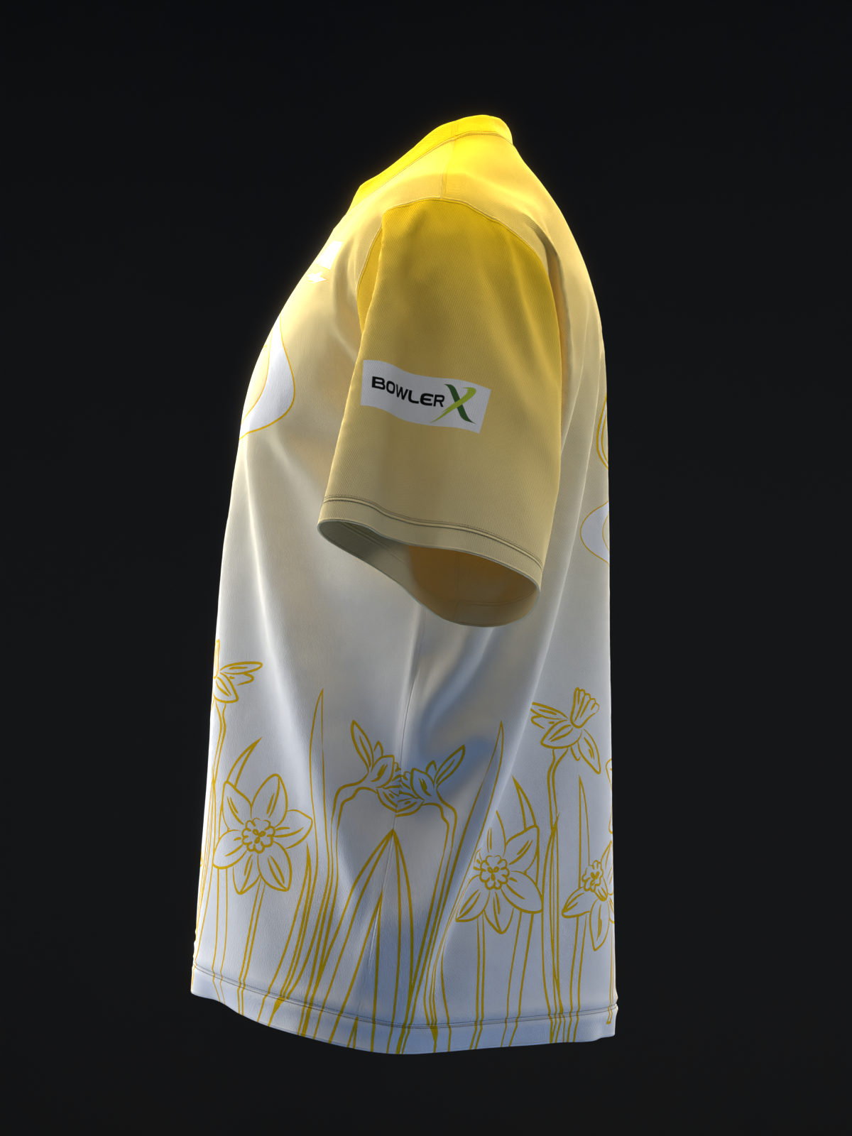MARIBETH BAKER 2025 - DAFFODIL SKETCH - BOWLING JERSEY