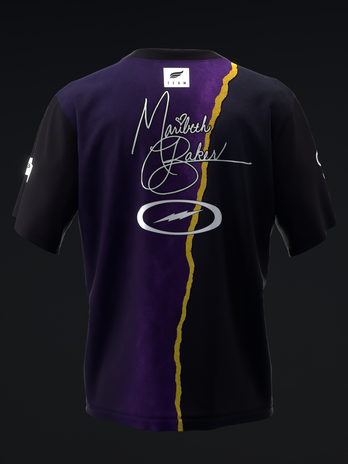 MARIBETH BAKER 2025 - JAGGED GOLD - BOWLING JERSEY